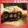 custom anti pet dog loss wooden personalized tags for dogs